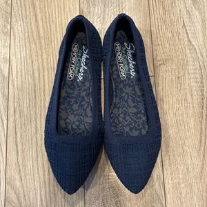 Skechers Navy Blue Flats